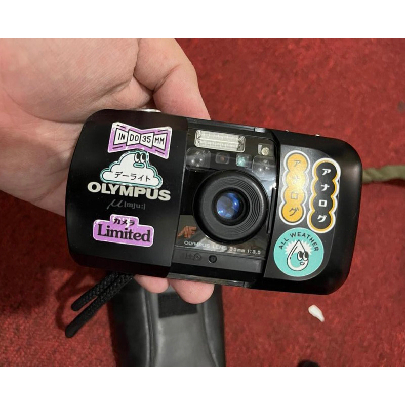KAMERA ANALOG OLYMPUS MJU I / OLYMPUS MJU 1 like olympus mju ii kamera analog kamera jadul kamera fi