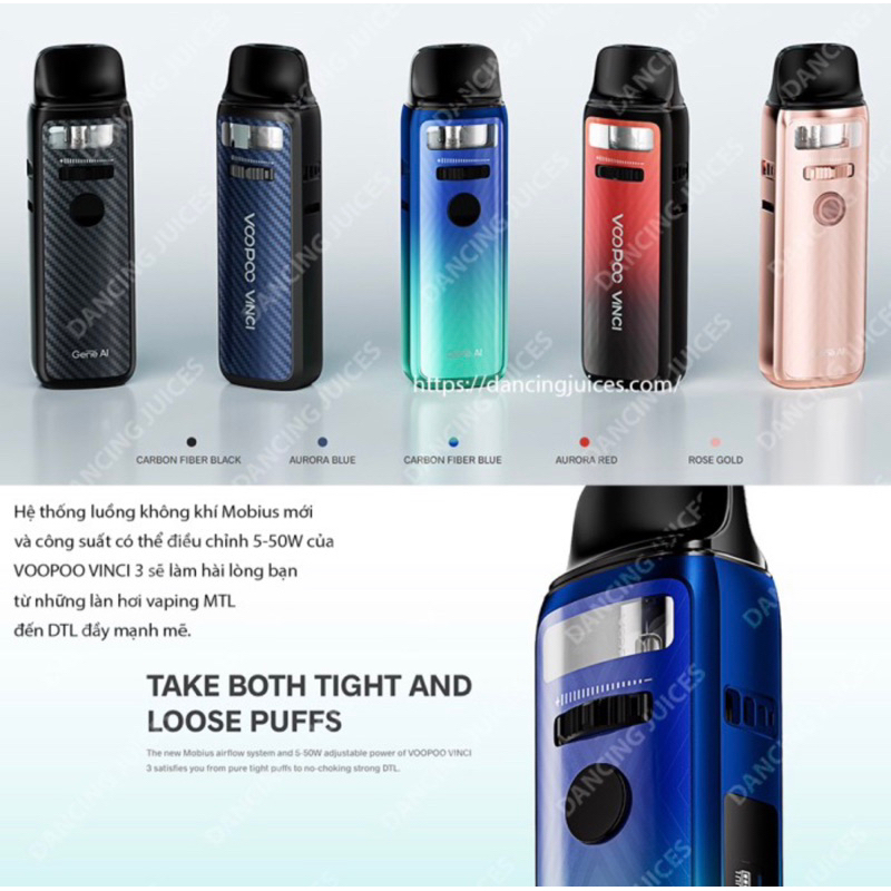 VOOPOO VINCI 3 POD KIT 1800mAh AUTHENTIC