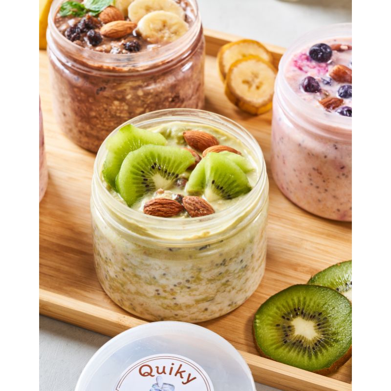 

GREENTEA KIWI OVERNIGHT OAT (400ML) PORSI BESAR PASTI KENYANG
