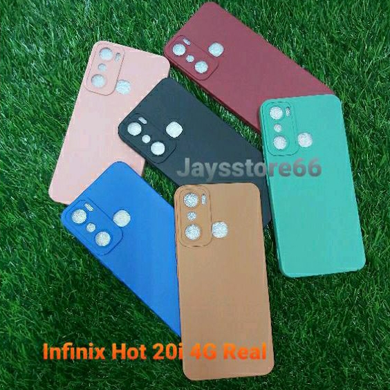 Case ProCamera Soft Matte With Camera Protector 9D INFINIX HOT 20i 4G REAL