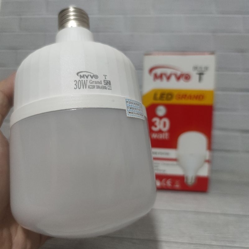 MYVO GRAND LAMPU LED T BULB CAPSULE 30W 30 WATT BOHLAM BERGARANSI KUALITAS BAGUS