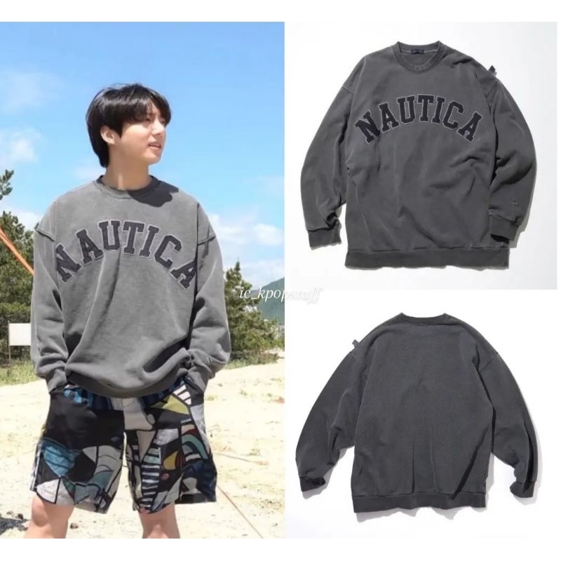 [BACA DESKRIPSI] SWEATER NAUTICA JUNGKOOK BTS / JAKET JEANS SUPREM* JUNGKOOK BTS