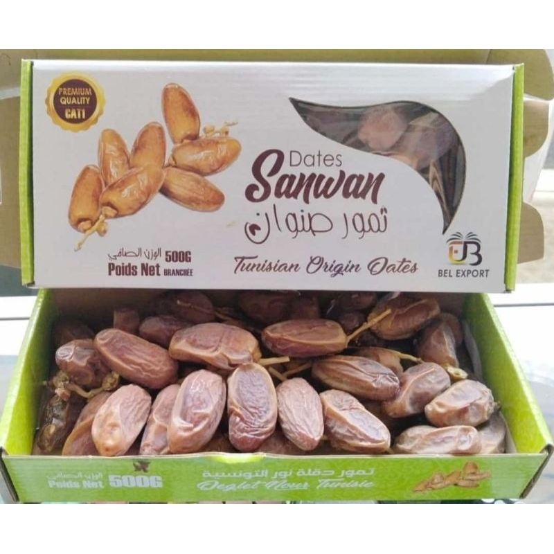 Kurma Tunis Tangkai Sanwan Dates 500gr