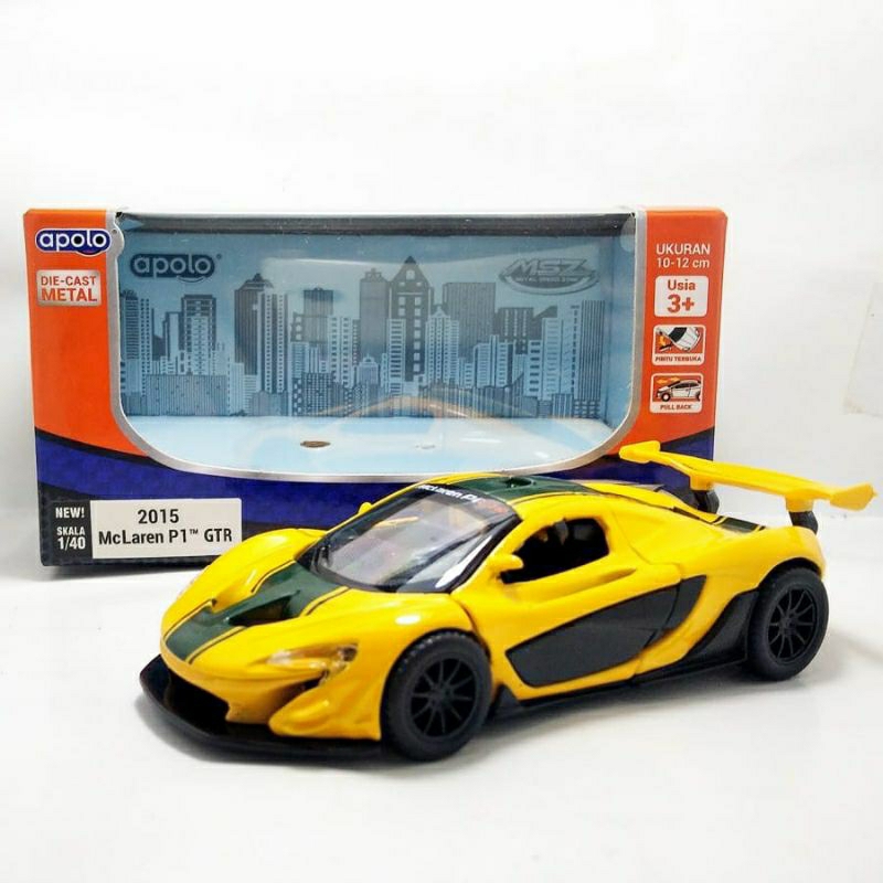 Mobil Diecast Mclaren P1 tm GTR