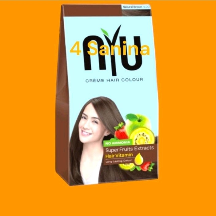 NYU NATURAL BROWN CAT RAMBUT / NYU PEWARNA RAMBUT