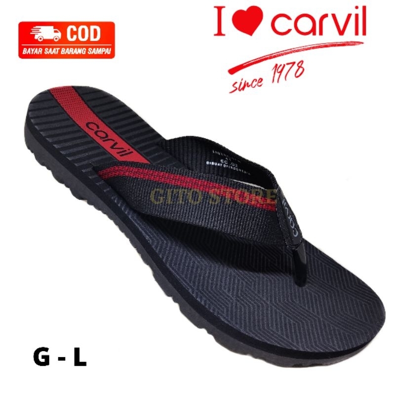 Carvil Sandal Pria Original carvil Jepit Pria spesial 38-44