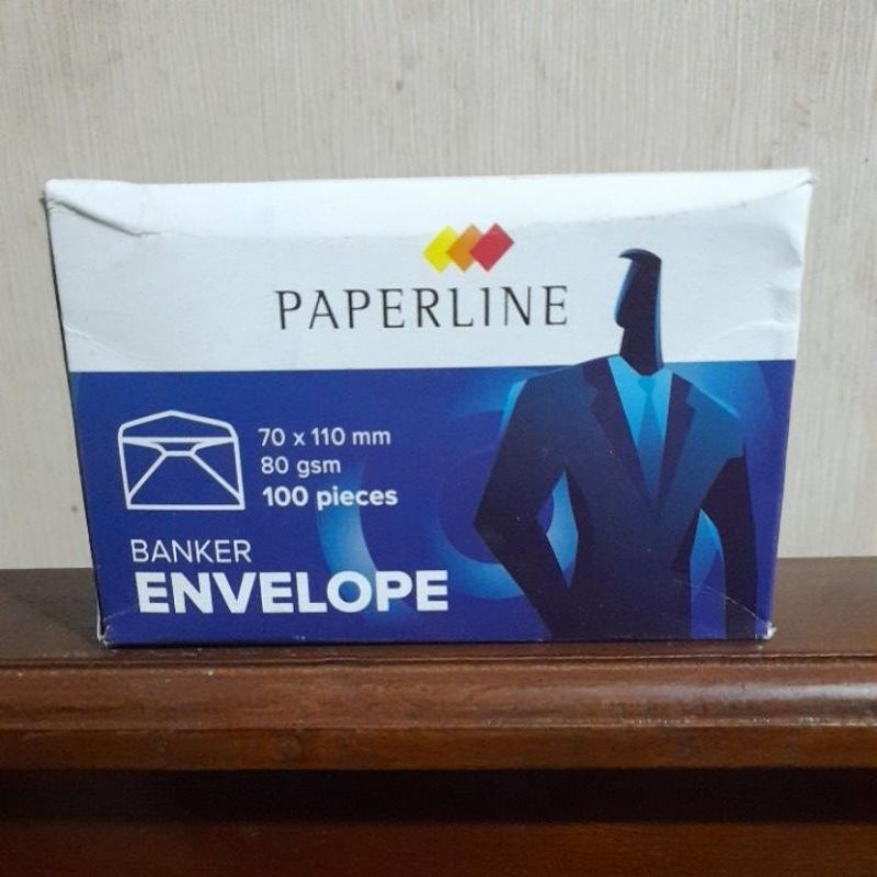 

Amplop Paperline Banker 70x110 mm 80 gsm 100 Lembar