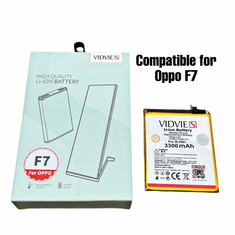 BATERAI VIDVIE S COMPATIBLE FOR OPPO F7 - BLP661