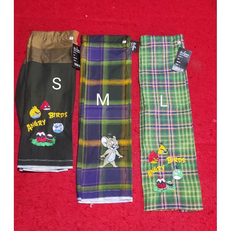 SARUNG ANAK INSTAN DARI KAIN ATLAS