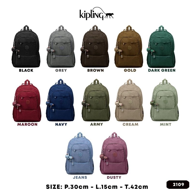 Tas Ransel kipling/ backpack besar/ tas laptop impor/ tas sekolah