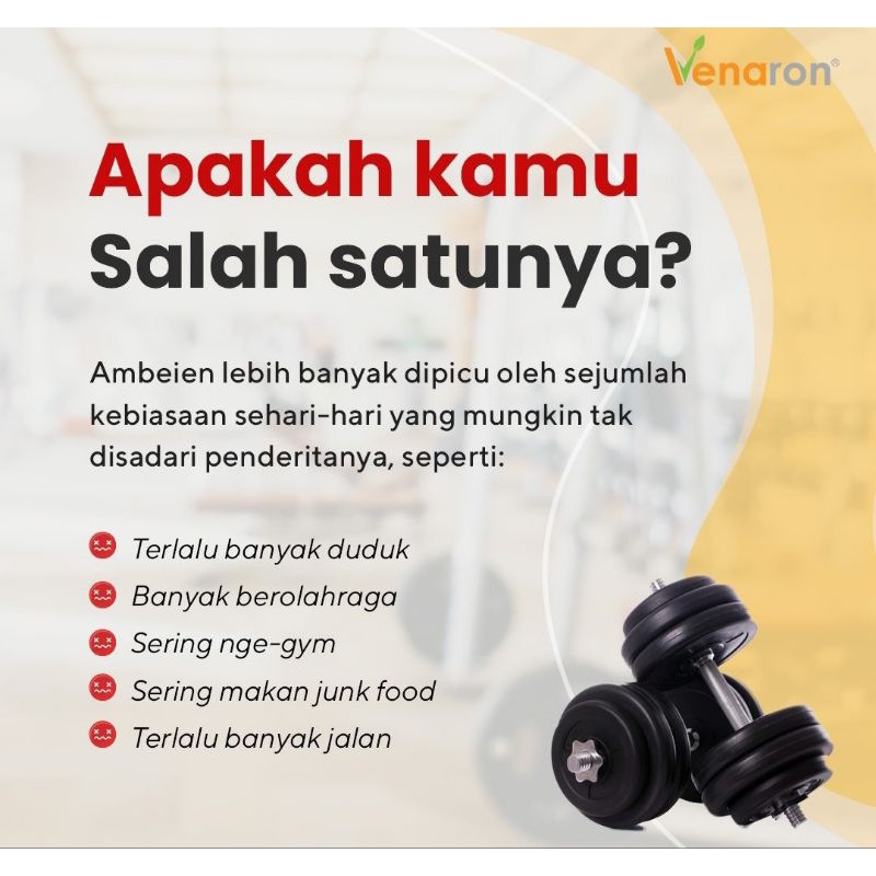 Venaron HD kapsul obat Wasir Ambeien Varises sulit BAB paling manjur