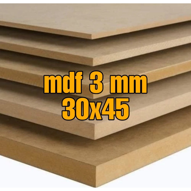 mdf 3 mm 30x45 ( 3mm)