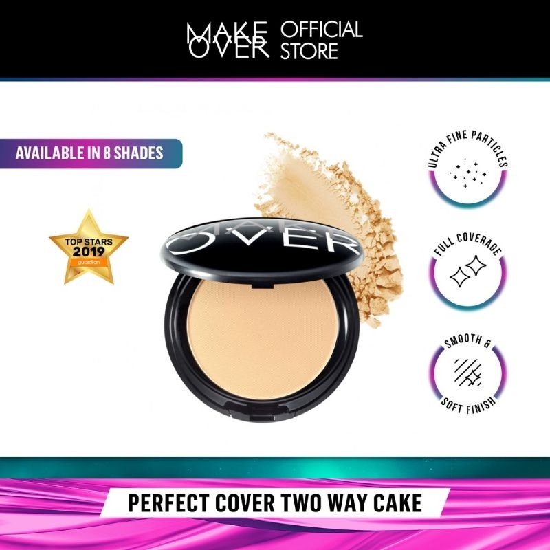 MakeOver Perfect Cover Two Way Cake - bedak TWC makeover