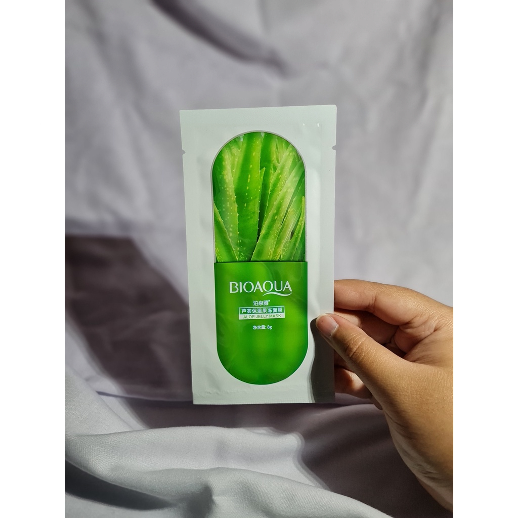 BIOAQUA Aloe Jelly Mask / Masker Wajah / Masker Muka
