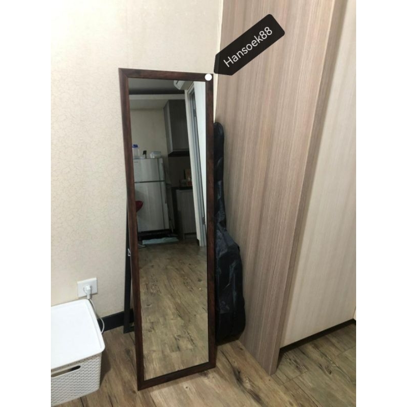 [PRIORITAS] STANDING MIRROR CERMIN STANDING UK 127 X 35.5 CM CERMIN BERDIRI FULL BODY KACA STANDING BS DIGANTUNG