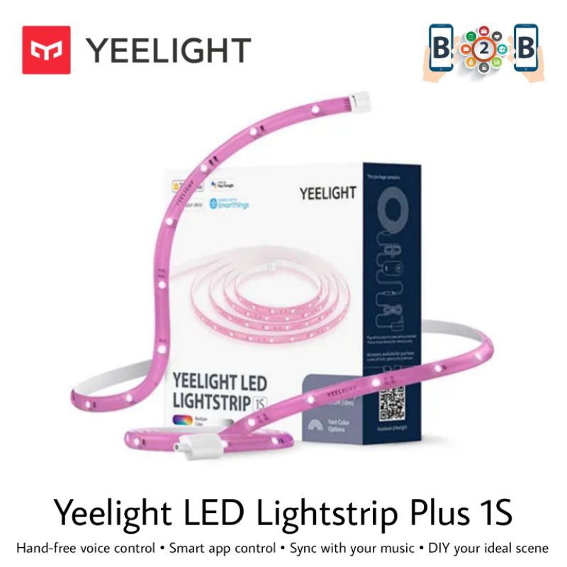 Yeelight LED Lightstrip Plus 1S RGB Aurora Light Strip Lampu Hias Indoor