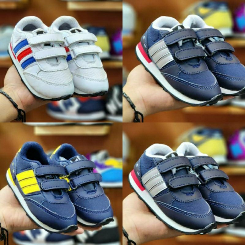 SEPATU ADIDAS NEO ANAK SEKOLAH MODEL PEREKAT PREMIUM