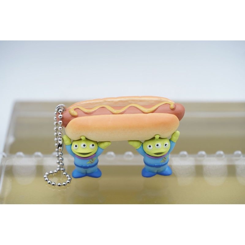 Alien Toy Story Hotdog Keychain Pajangan Kecil Figure Mini Gashapon Gachapon