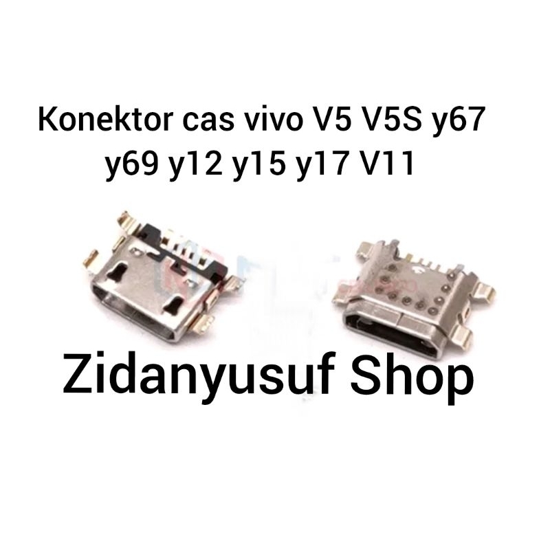 Konektor cas Vivo v5 v5s y67 y69 V11 y12 y15 y17 conector charger cas Plug in