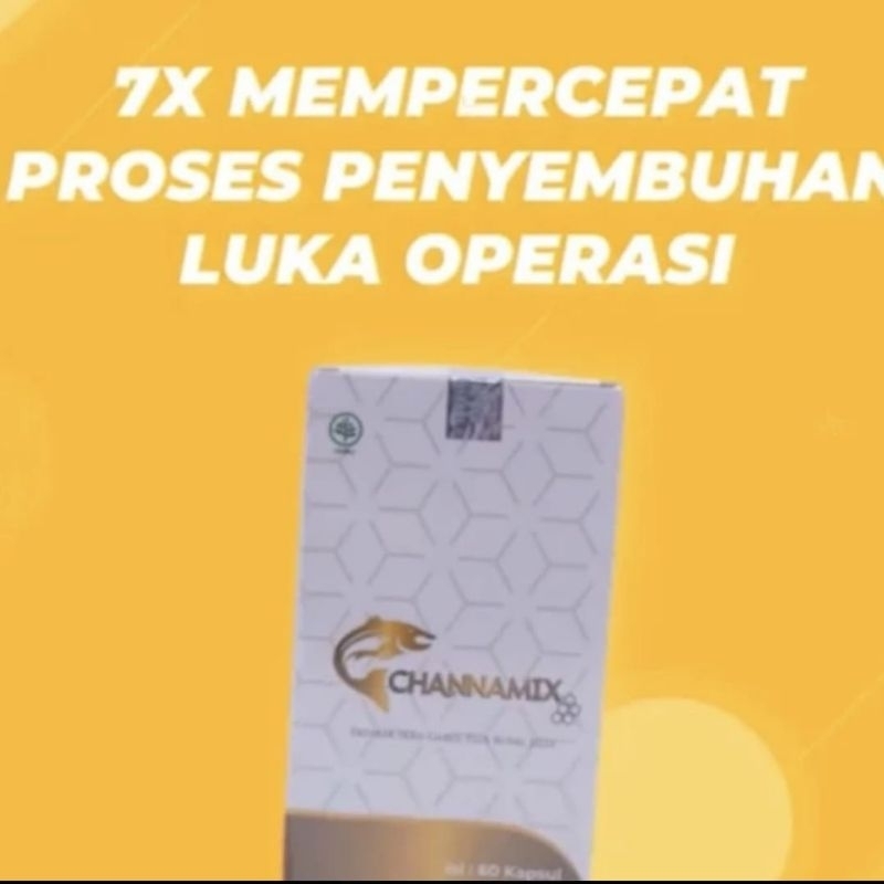 Kapsul Channamix Ikan Gabus Original