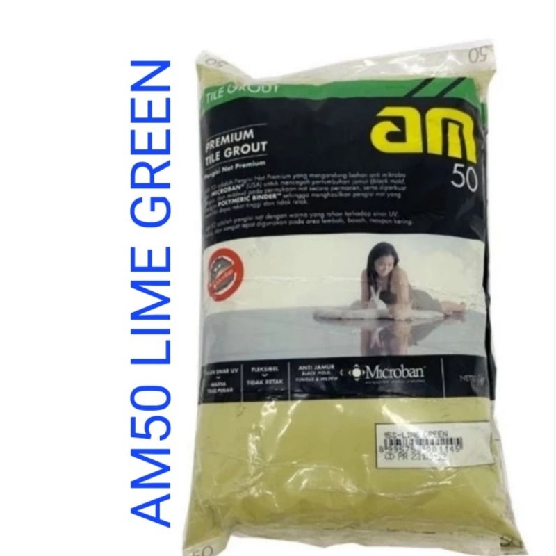 AM 50 Lime green. Semen nat.