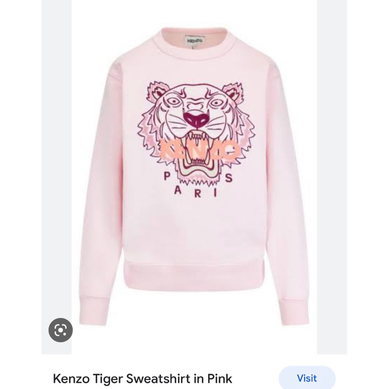 kenzo sweater sweatshirt Women tiger pink NEW