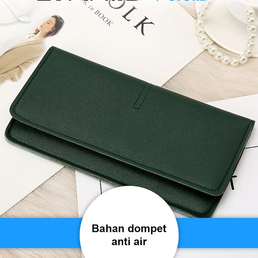 Dompet Lipat Wanita D88 Dompet Panjang Desaign Slim Dompet Fashion Wanita Keren Zamzam