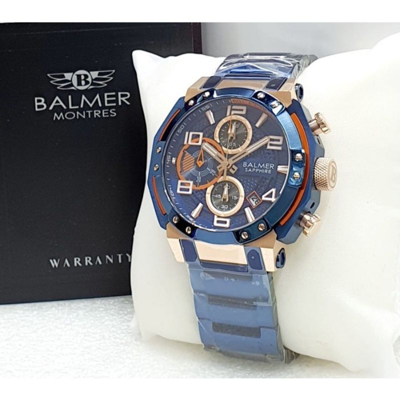 JAM TANGAN PRIA BALMER 8145 CHRONOGRAPH ORIGINAL STAINLESS STEEL