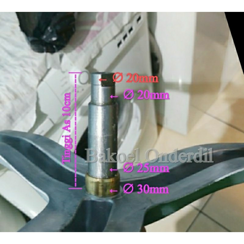 SEGITIGA SABIT MESIN CUCI ELECTROLUX AS PULLY BESAR 11x20MM