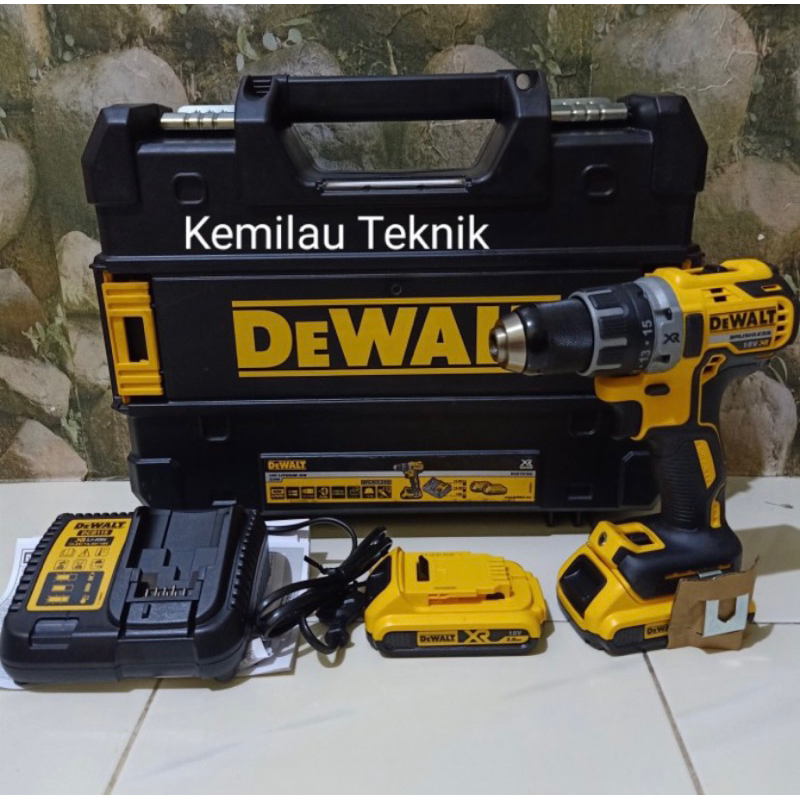 Mesin Bor Baterai Brushless Drill Driver 18V DEWALT DCD791D2 Cordless DCD791D2-B1 Bor Obeng Tembok I