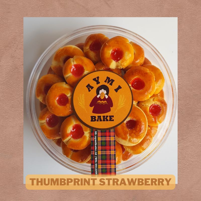 

Kue Kering Thumbprint Strawberry