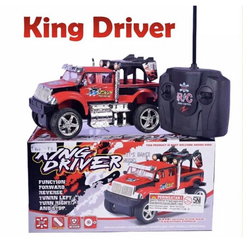 Mainan Mobil RC Jeep KING DRIVER Truck Remote Control anak 767-F3