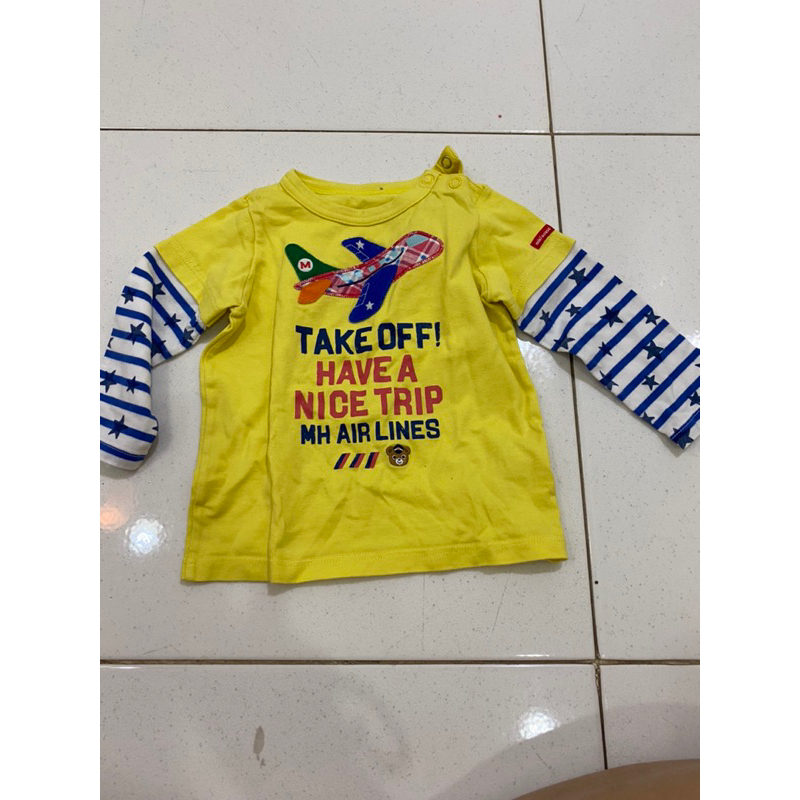 peeloved kaos lengan panjang anak miki house original