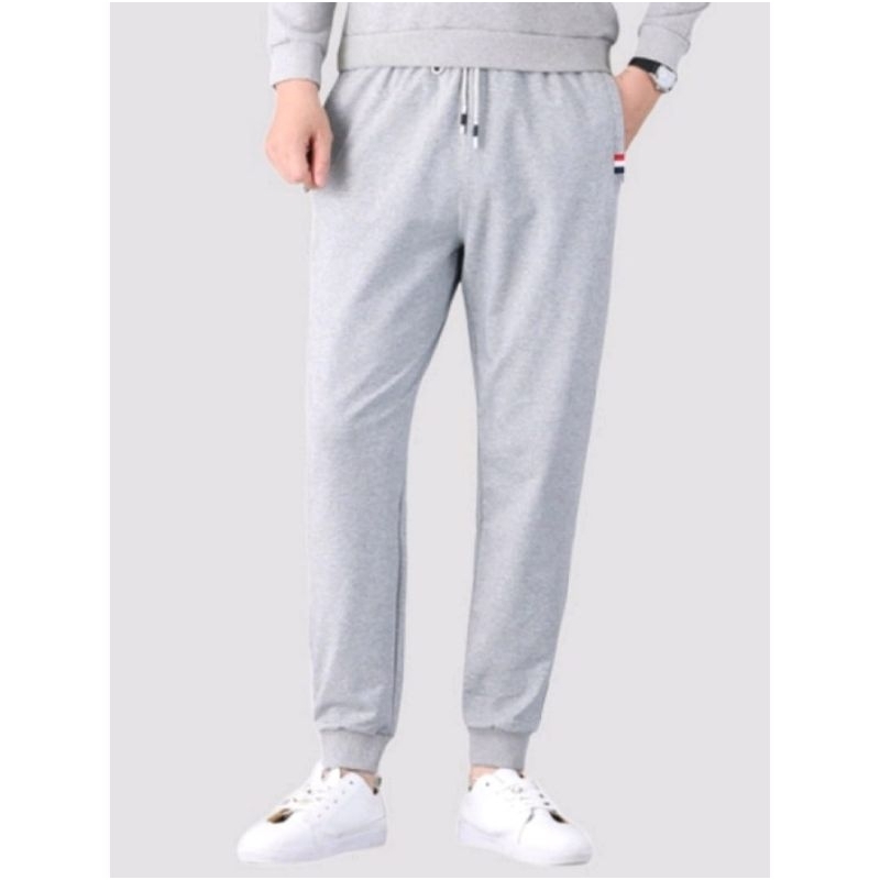 	 Celana Joger pria wanita panjang training trening trining terening Jogger Gym olahraga jumbo style korea	
