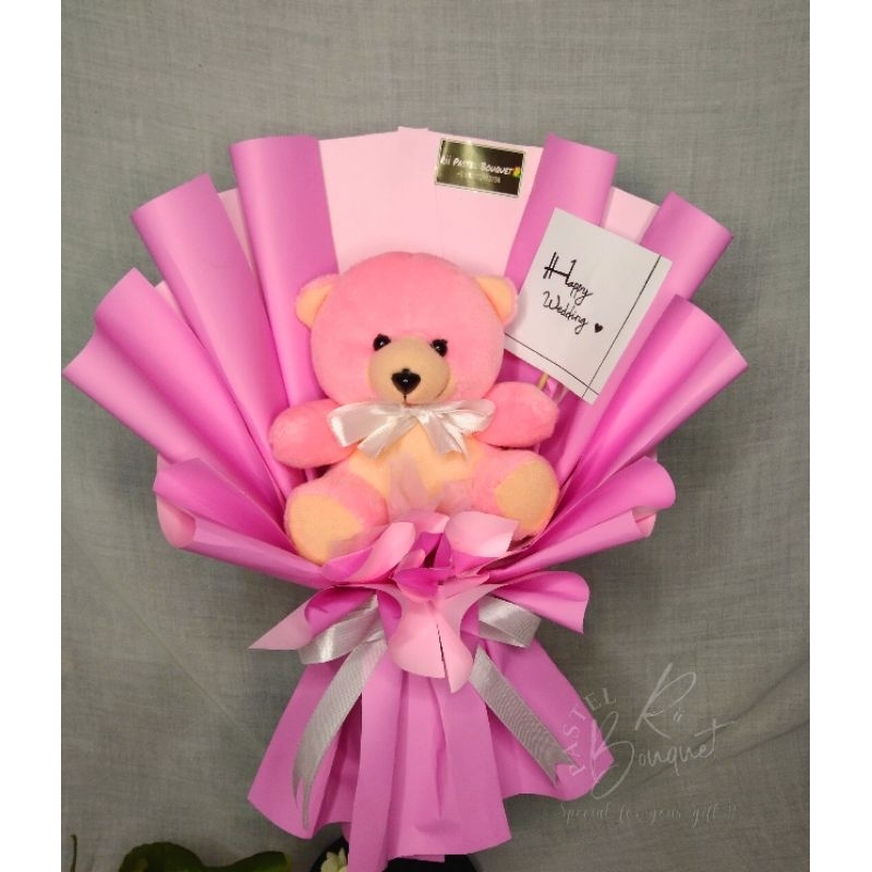 Buket Boneka Beruang (Special for your gift)buket bunga/buket uang/buket bunga palsu/buket wisuda /b