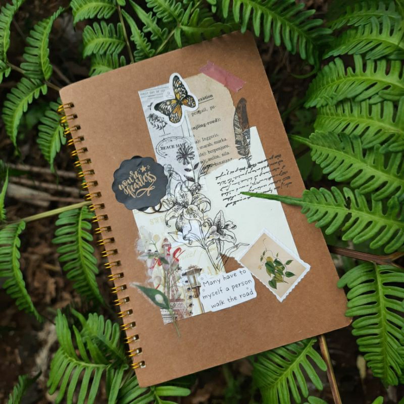 TRAVELER NOTEBOOK / NOTEBOOK VINTAGE AESTHETIC / JOURNAL BOOK/BUKU CATATAN A5 ESTETIK /NOTEBOOK AEST