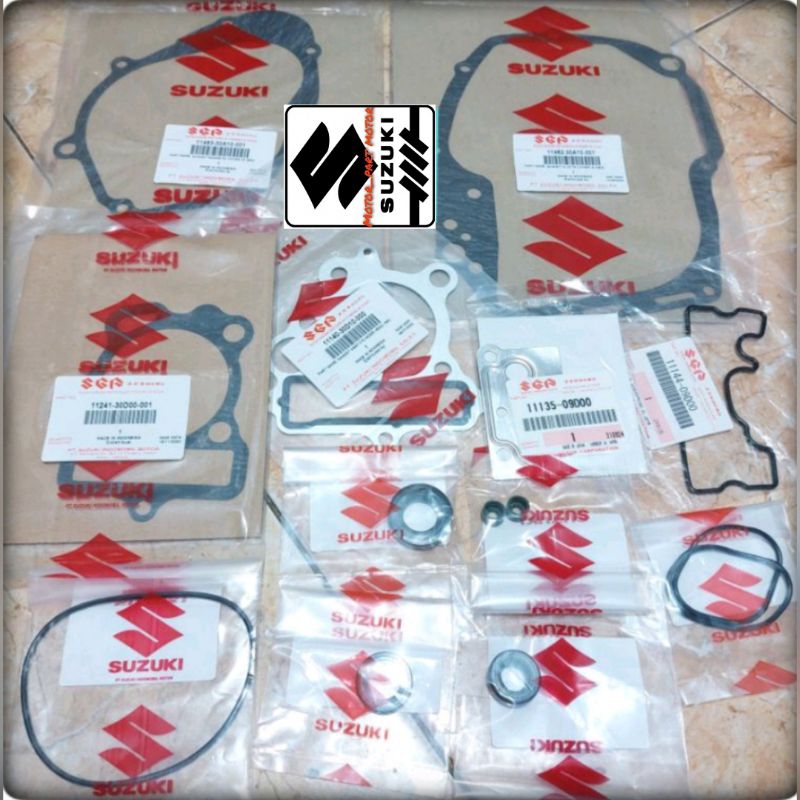 packing paking perpak fullset 1 set Suzuki Shogun 110 R new paking blok seher head magnet kopling se