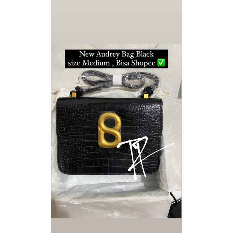 Buttonscarves Audrey Bag Black Medium