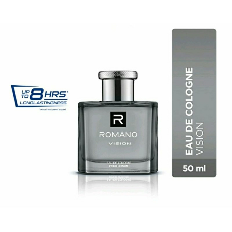 Romano Vision Eau De Cologne Pour Homme 50ml | Parfum Pria Tahan Lama