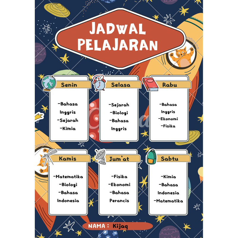 

Jasa desain jadwal pelajaran sekolah