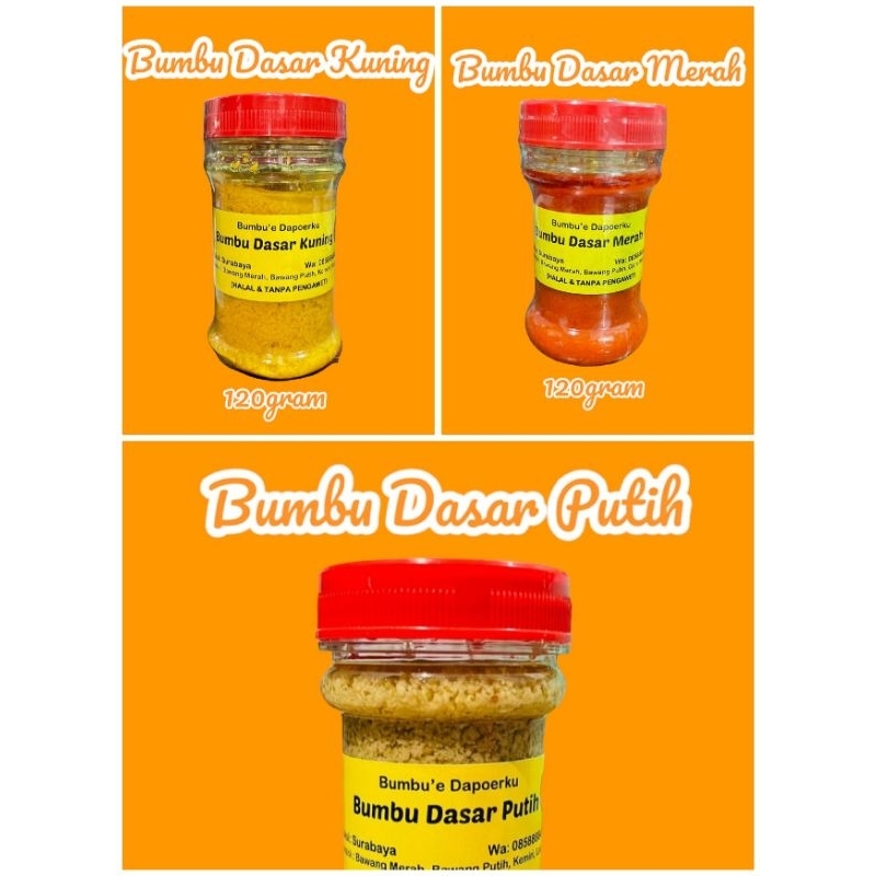 

Paket Bundling 3 Bumbu Dasar (bumbu dasar putih, bumbu dasar kuning, bumbu dasar merah)