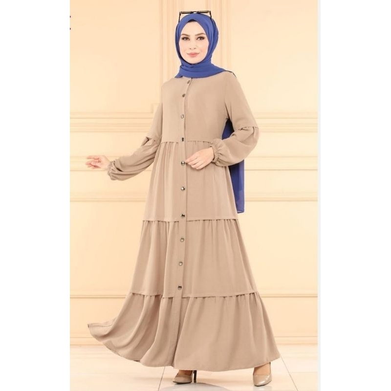 (PO) Gamis/Dress YUNA fashion Muslim