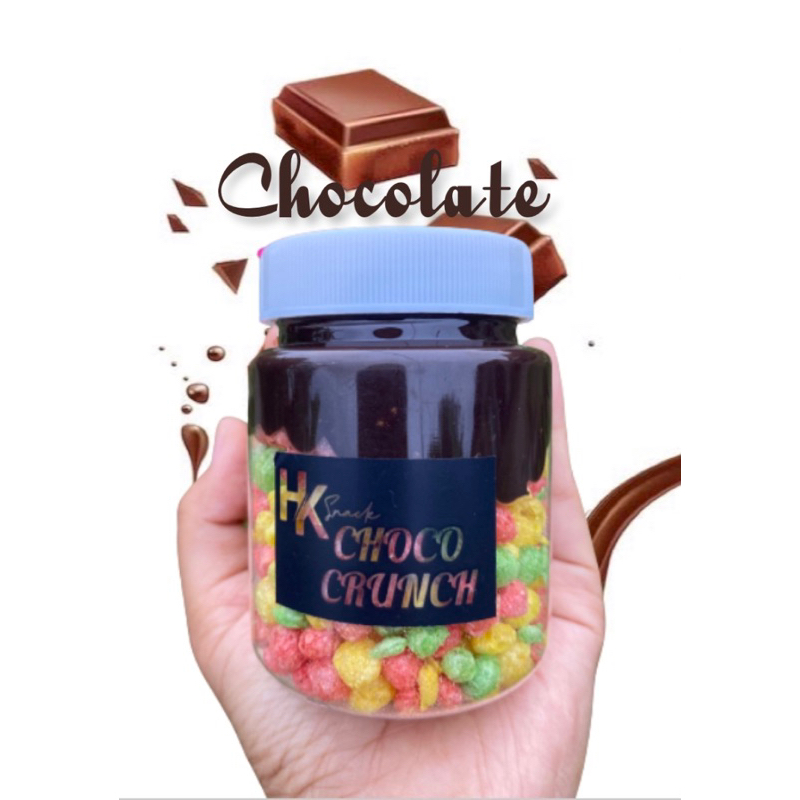 CHOCO CRUNCH | coklat lumer in mini jar rasa coklat