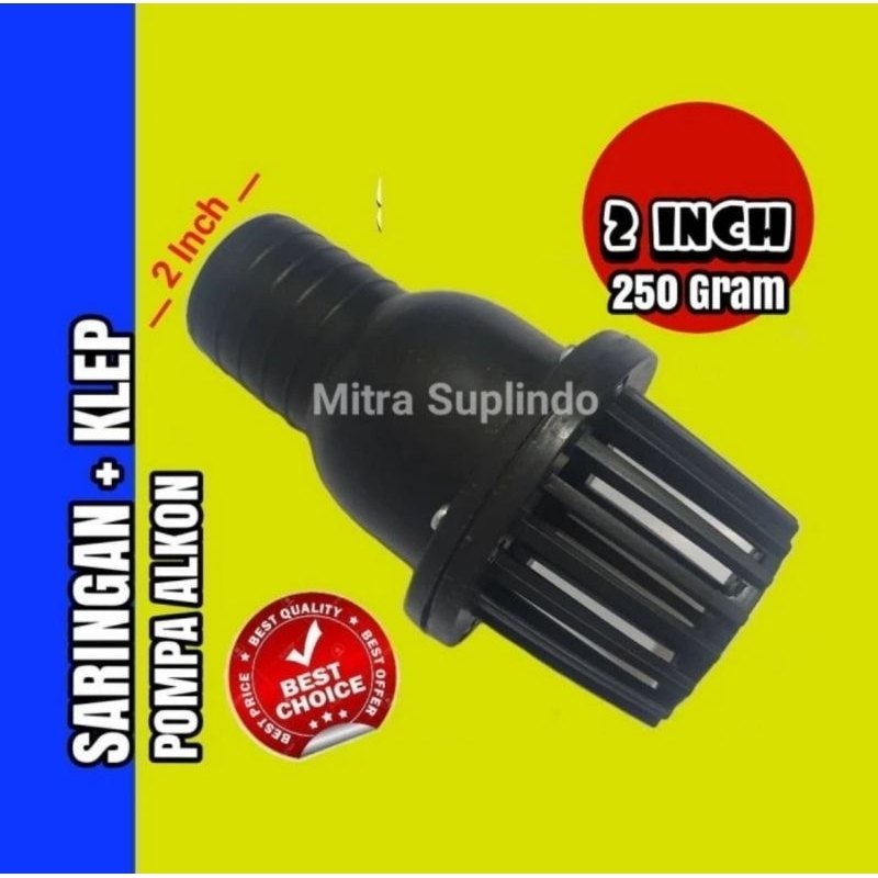 Saringan air+Klep 2 inch pompa irigasi