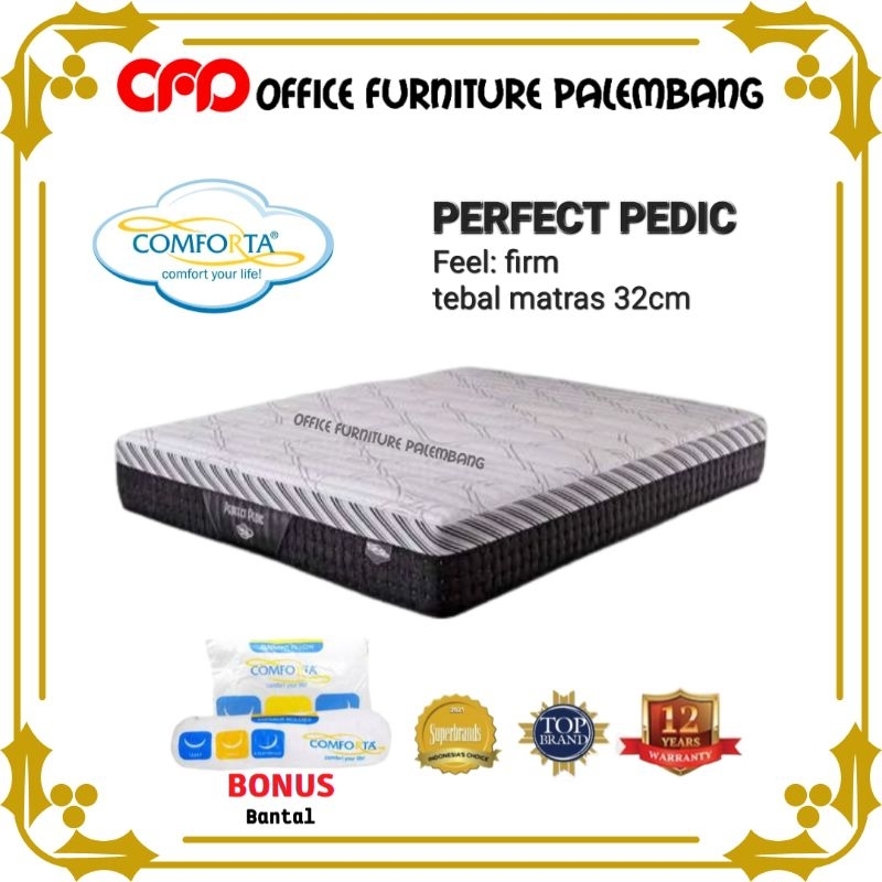 matras spring bed comforta perfect pedic kasur spring bed pocket spring latex