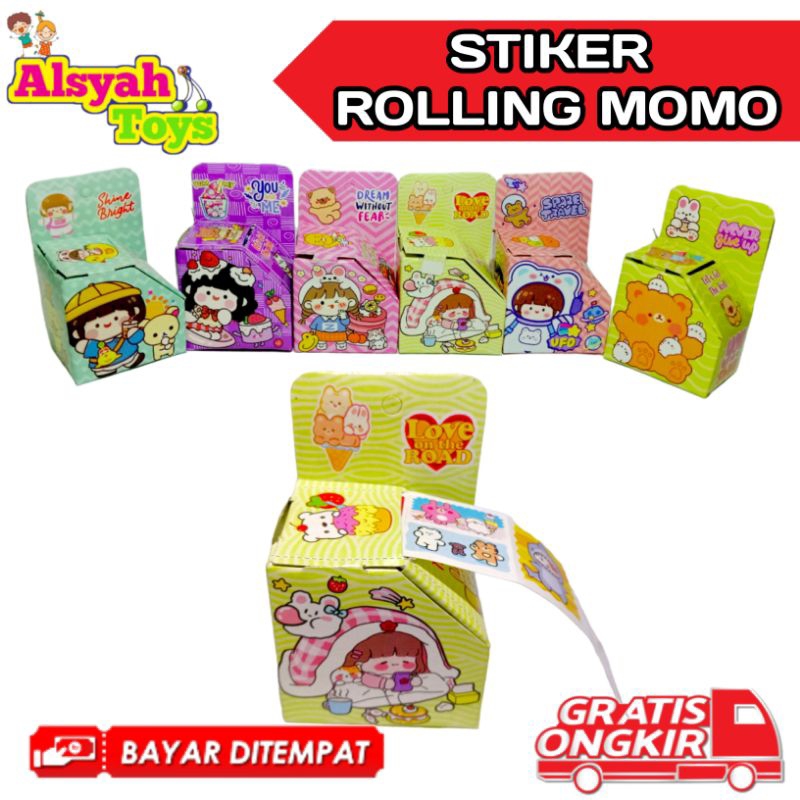 

STIKER MOMO ROLLING / STIKER / STIKER ROLLING / STIKER MOMO / MAINAN ANAK