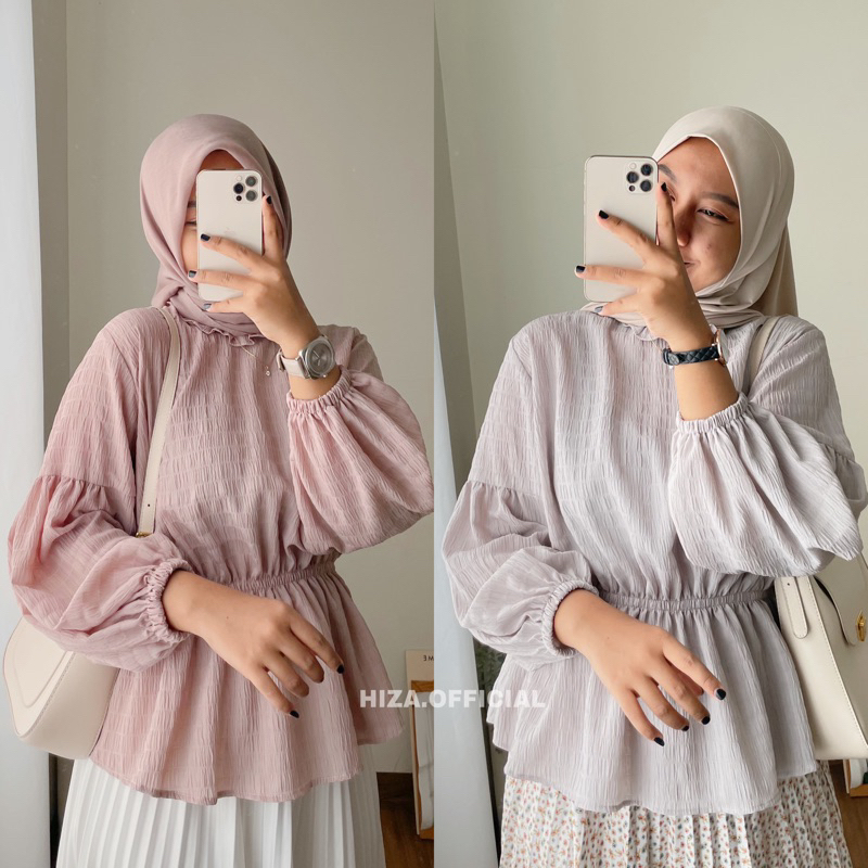 HIZA - REEYA BLOUSE | Blouse Wanita Cantik | Blouse Terlaris