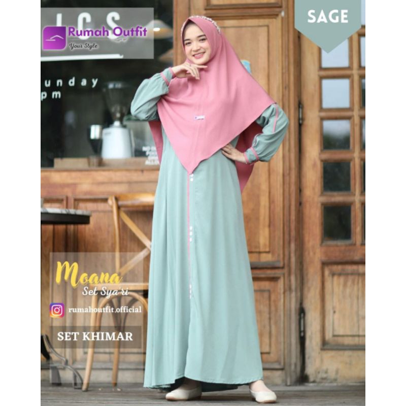 MOANA SET SYAR'I READY SIZE S