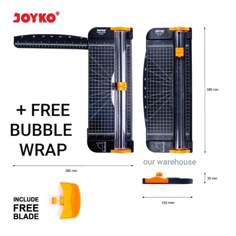 

JOYKO Mesin Pemotong Kertas A4 dan A3 Vertikal / Paper Cutter / Paper Trimmer PC 1637