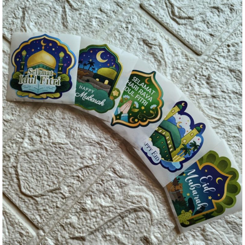 

Sticker Toples Idul Fitri (Diameter 5,5 cm) ~ 10 pcs